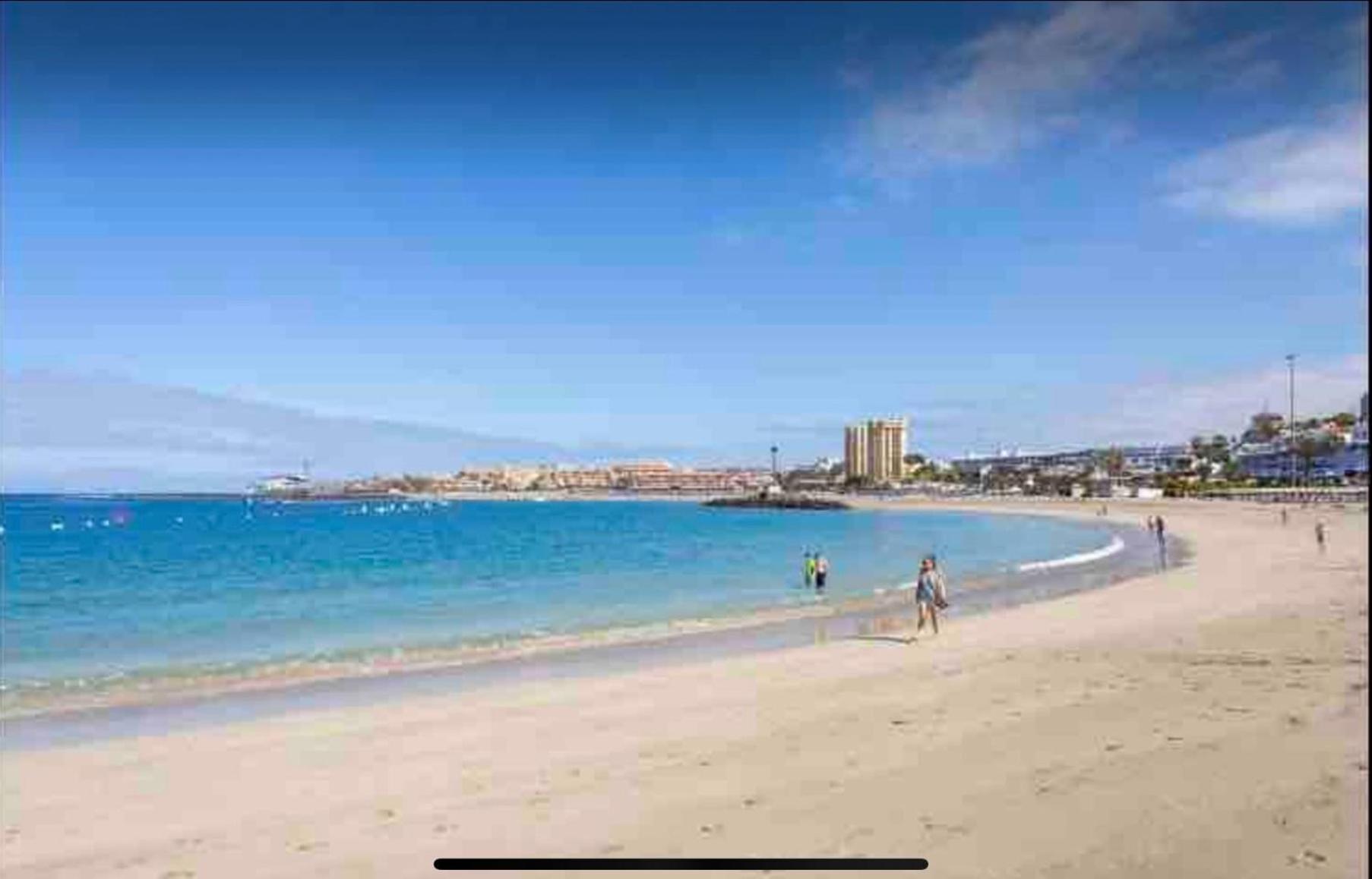 Playa De Los Cristianos Apto A 5Min De La Playa Terraza Con Vistas Al Mar 外观 照片